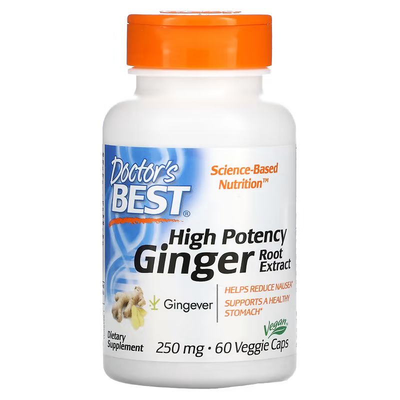 High Potency Ginger Root Extract (Zenzero) 60 caps. Doctor's Best