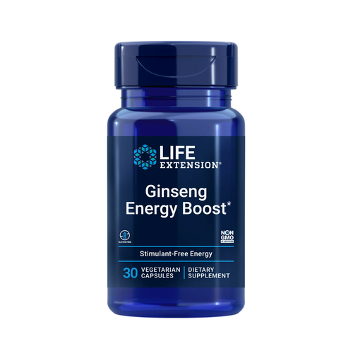 Ginseng Energy Boost – Estratto di ginseng asiatico 30 caps. Life Extension