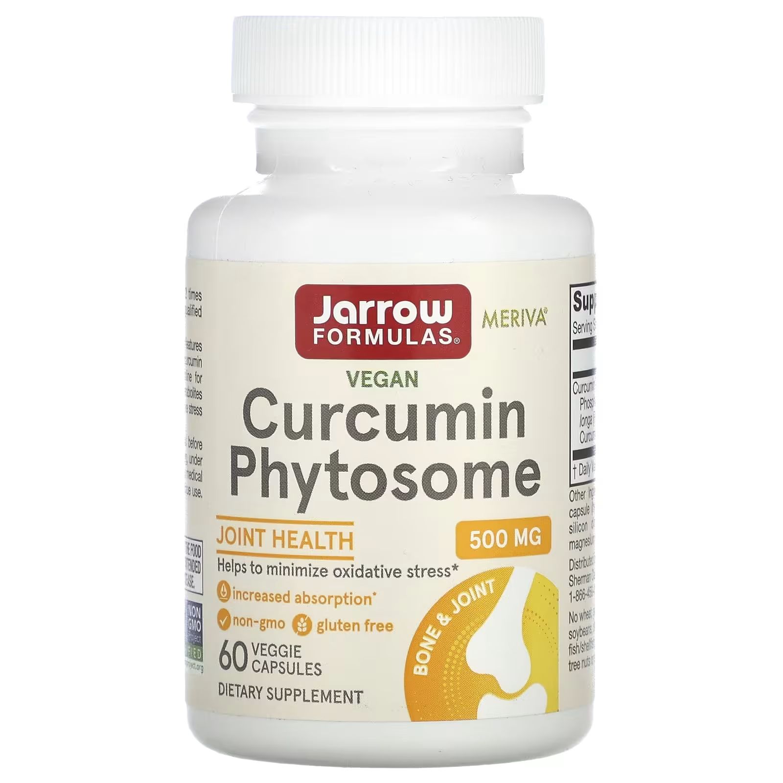 Curcumin Phytosome extrakt 60 caps. Jarrow Formulas