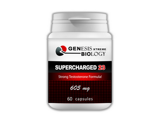 Supercharged 23 605mg 60 caps. Gen.Bio.  2+1 GRATIS