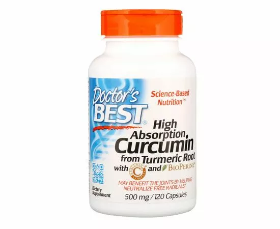 High Absorption Curcumin C3 Complex, 500mg 120 caps. Doctor's Best